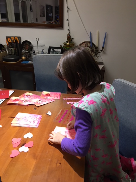 Liza making V cards.jpg